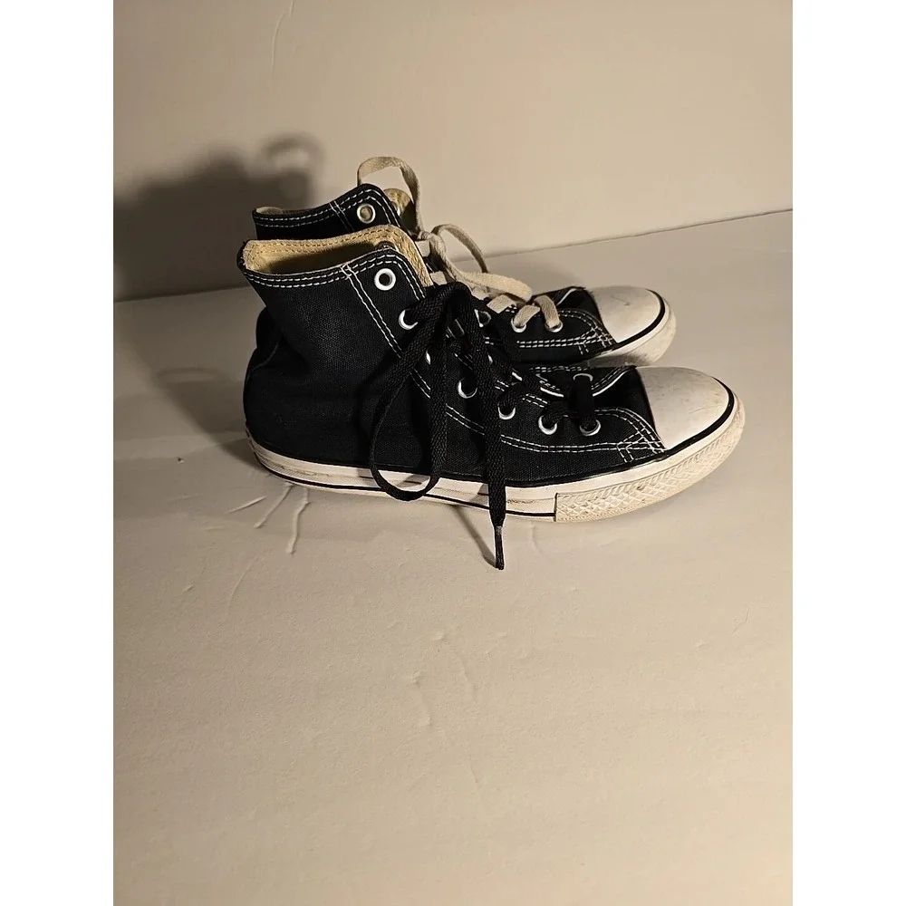 Converse Shoes Youth 3 Chuck Taylor All Star Sneakers Hi-Top Black Comfort 3J231